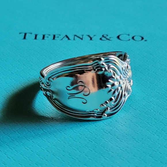 1890 Tiffany &Company Broom Corn Spoon Ring in Sterling Silver #69 - Picture 3 of 17